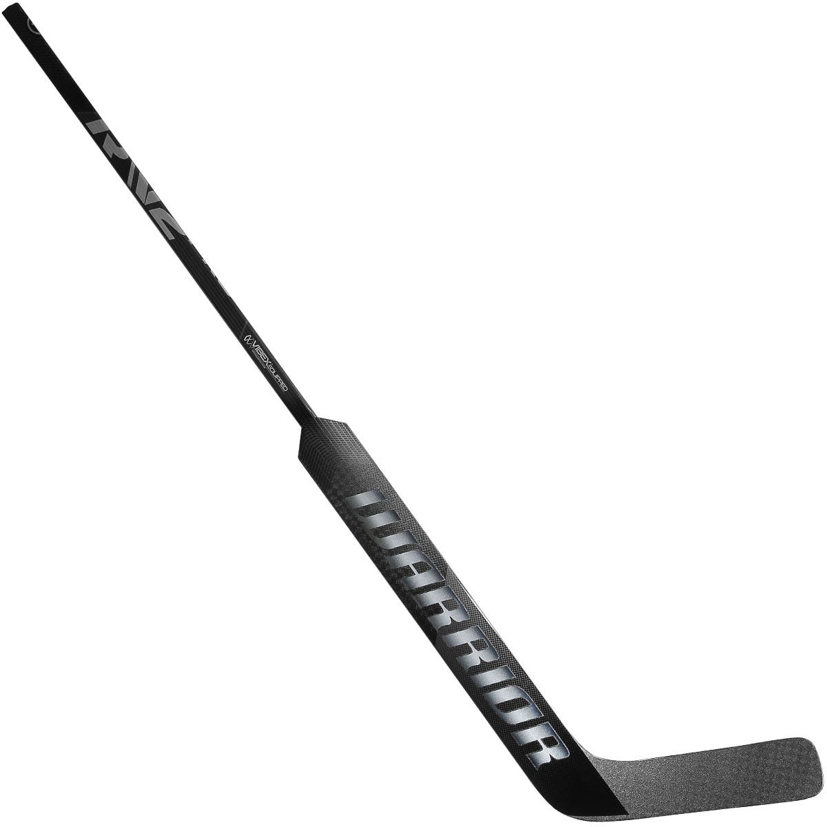 Warrior Ritual V2 Pro Intermediate Goalie Stick in Silver/Black Size 23.5in