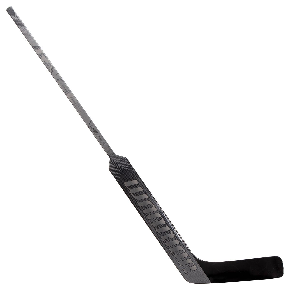 Warrior Ritual V2 E Intermediate Goalie Stick in Black/Black/Silver Size 23.5in