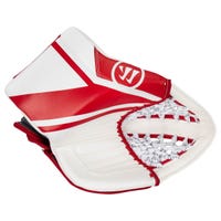 Warrior Ritual G6 E+ Junior Goalie Glove in White/Red