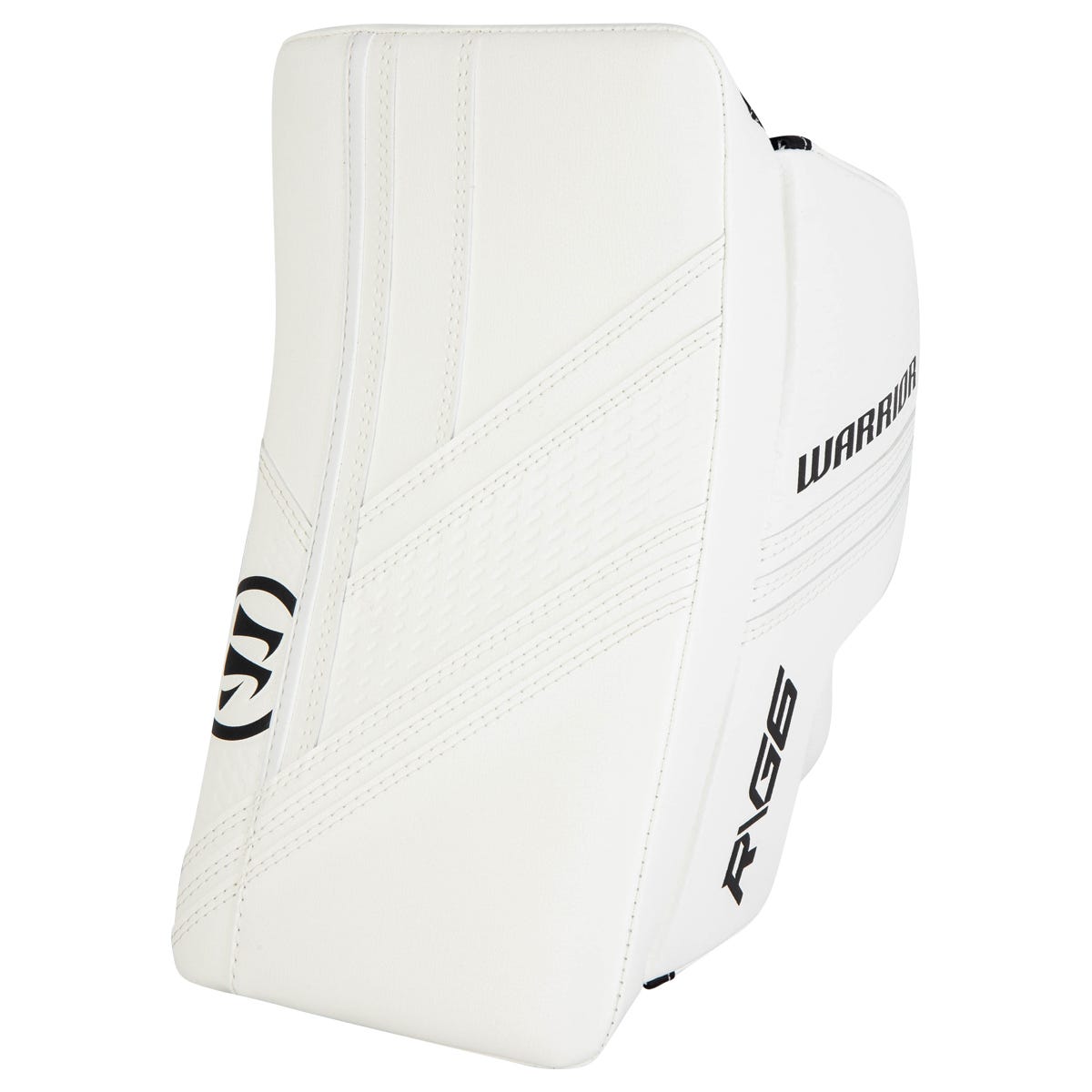 Warrior Ritual G6 E+ Intermediate Goalie Blocker in White
