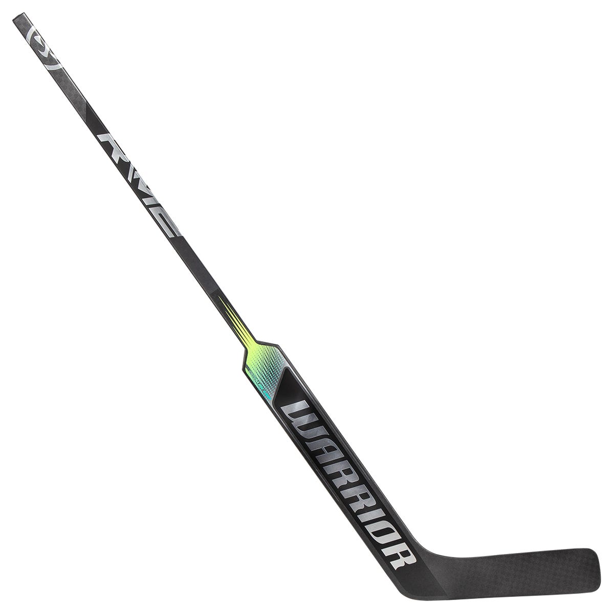 Warrior Ritual M2 Pro Intermediate Goalie Stick in Black/Silver Size 23.5in