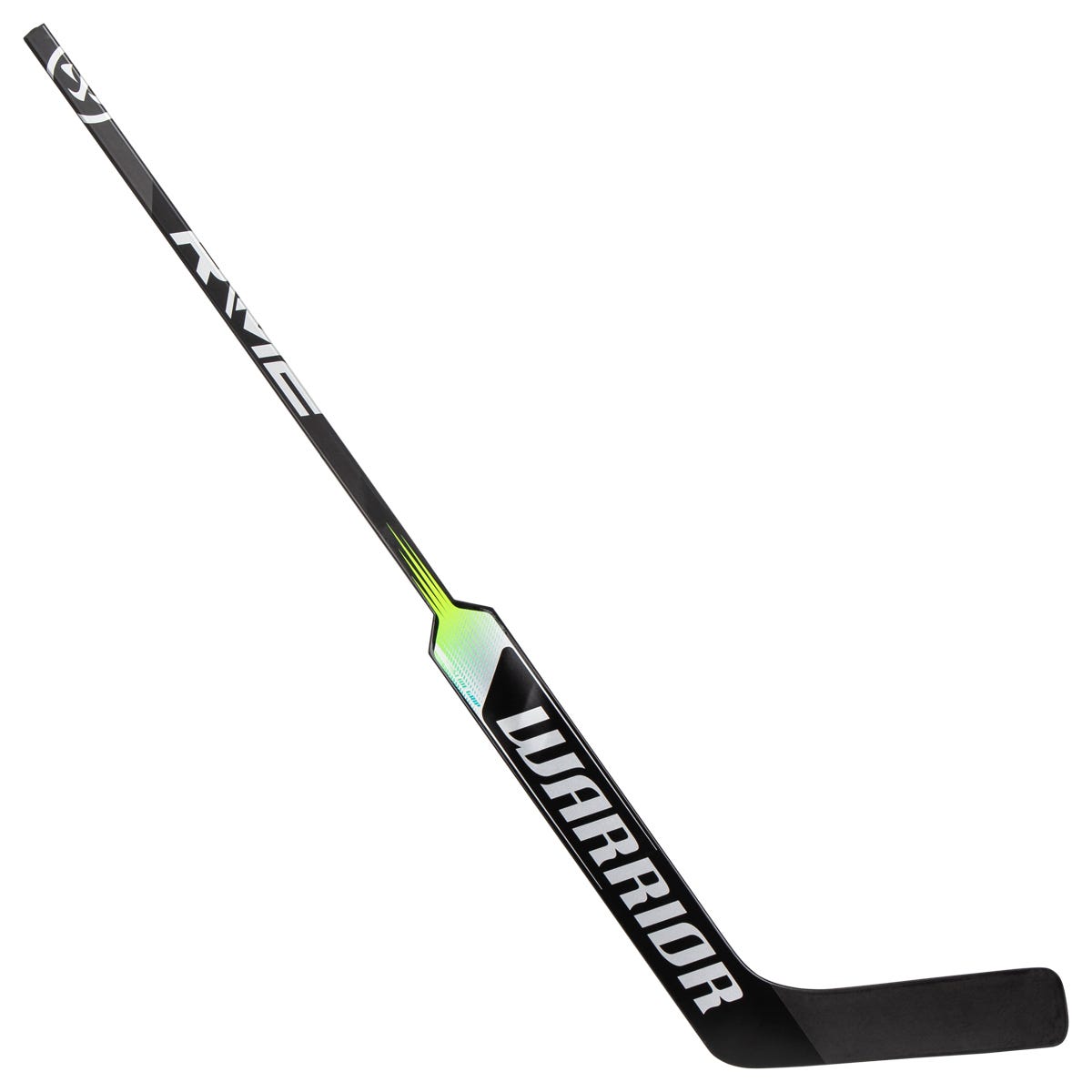 Warrior Ritual M2 E+ Intermediate Goalie Stick in Black/Silver Size 23.5in