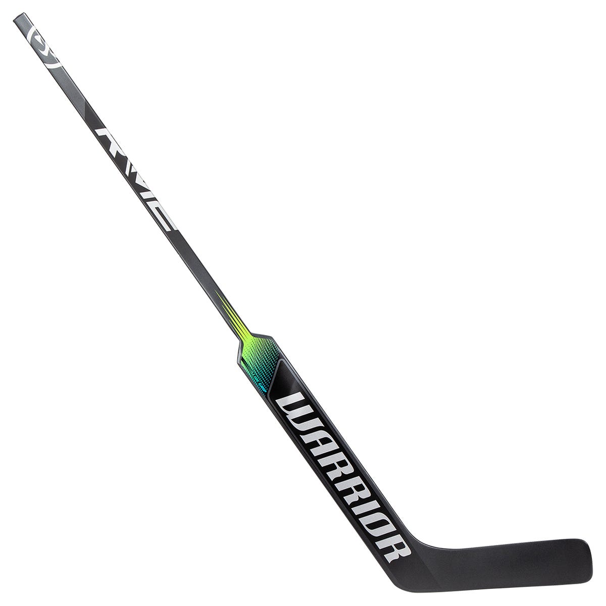 Warrior Ritual M2 E Intermediate Goalie Stick in Black/Silver Size 23.5in