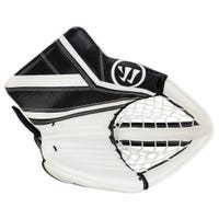 Warrior Ritual G6 E+ Intermediate Goalie Glove in White/Black