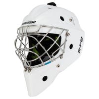 Warrior Ritual R\F2 E Senior Certified Cat Eye Goalie Mask in White Size Small/Medium