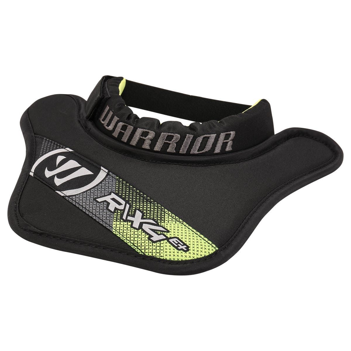 "Warrior Ritual X4 E+ Protective Neck Guard in Black Size Senior"