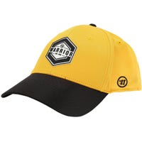 Warrior Corpo Flex Hat in Black/Sport Gold Size Small/Medium