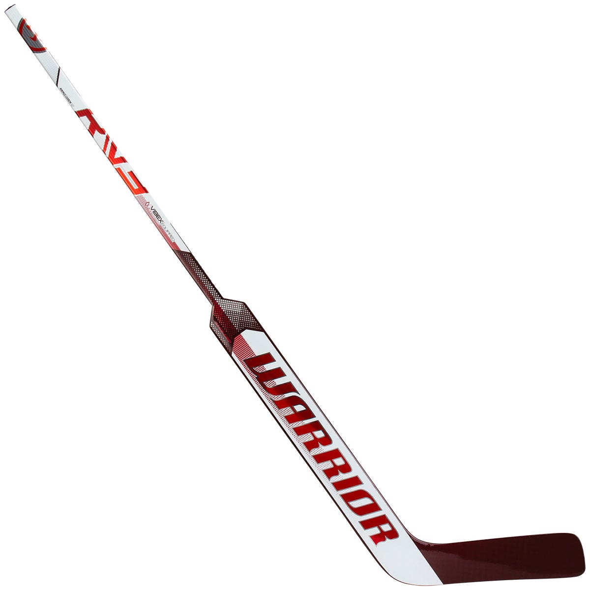 Warrior Ritual V3 Pro Senior Goalie Stick in White/Red Size 27.5in