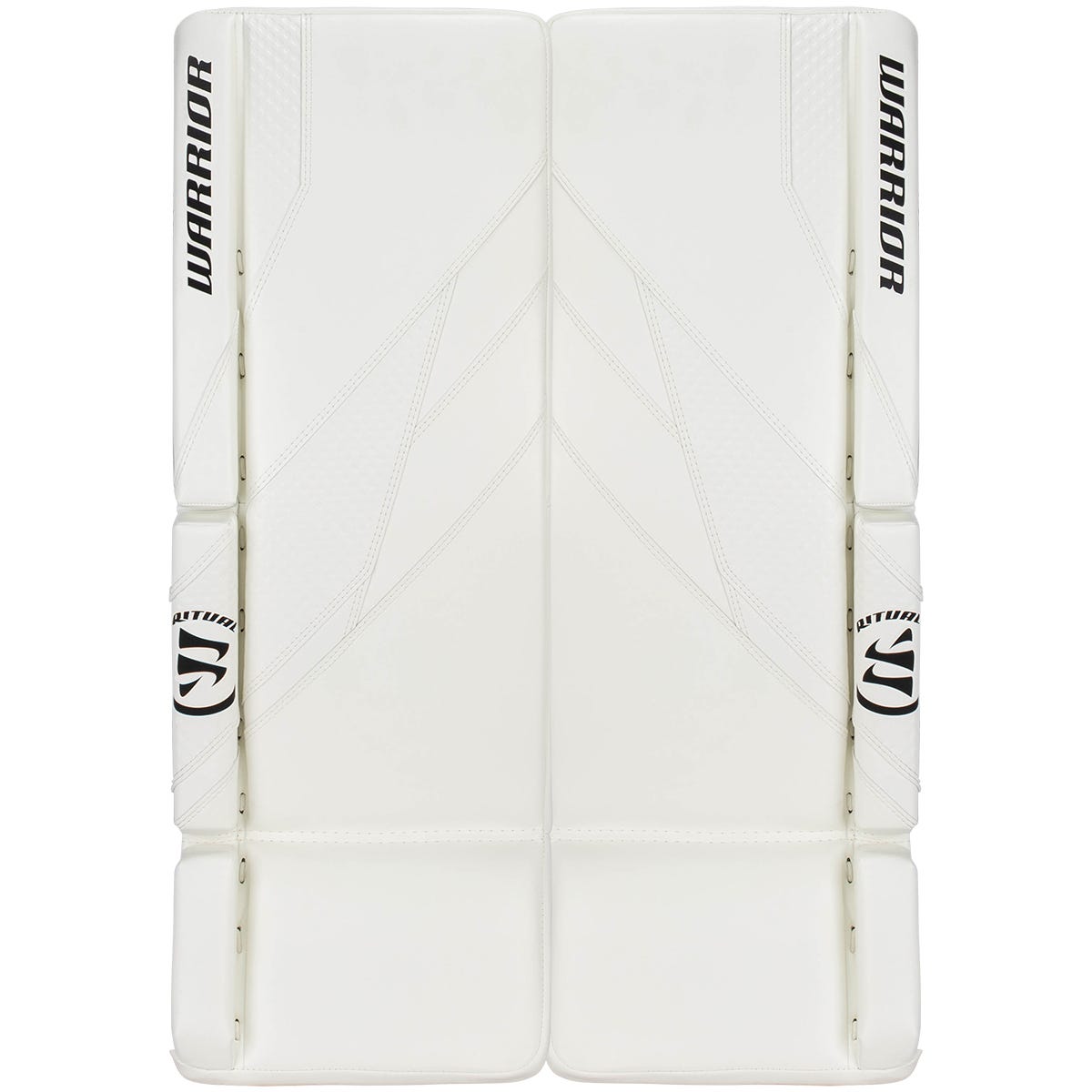 Warrior Ritual G7 Pro Intermediate Goalie Leg Pads in White/White Size 30+1in