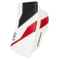 Warrior Ritual G7 Pro Senior Goalie Blocker in White/Black/Red