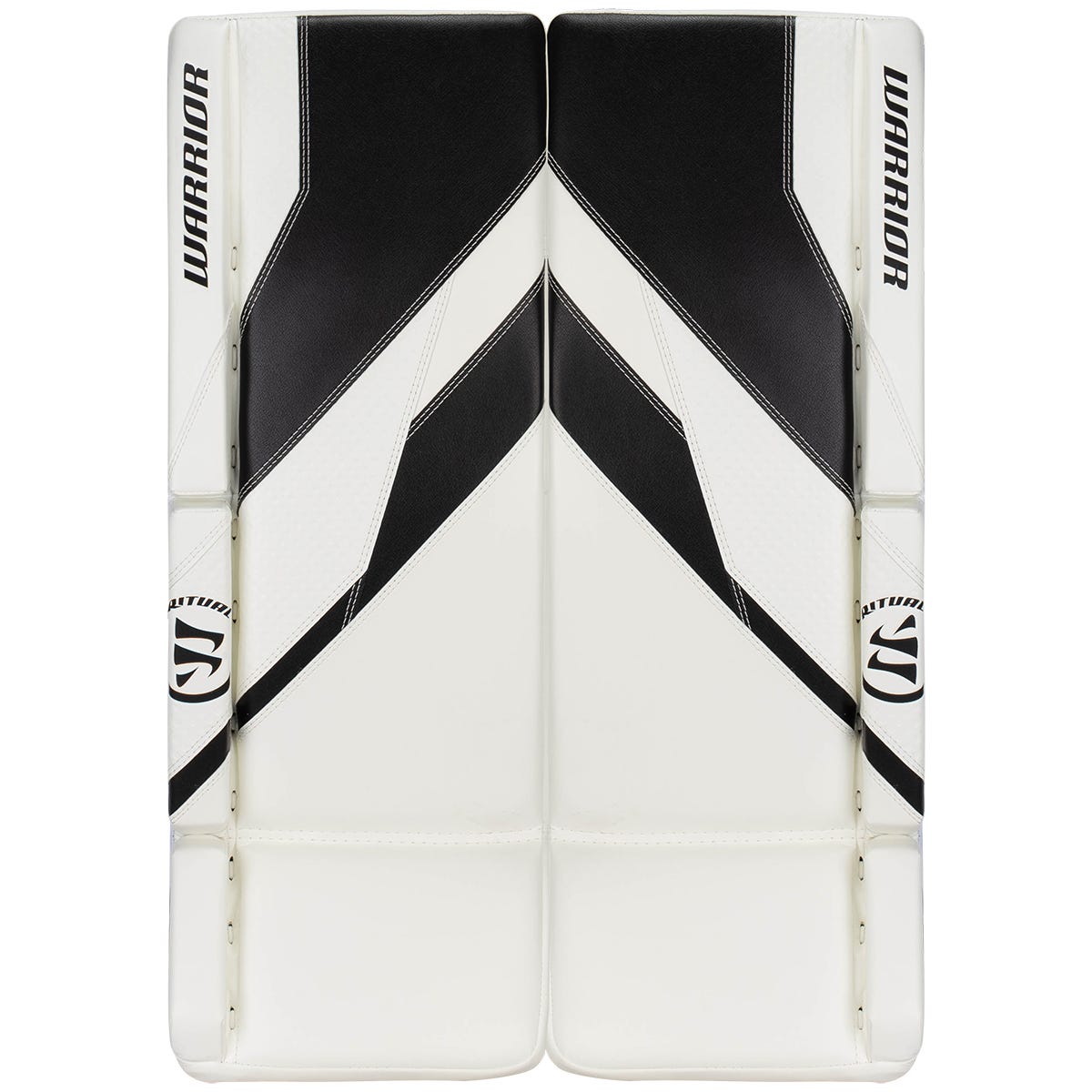 Warrior Ritual G7 Pro Intermediate Goalie Leg Pads in White/Black Size 31+1in