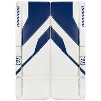 Warrior Ritual G7 Pro Intermediate Goalie Leg Pads in Royal White Size 30+1in