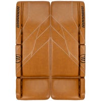 Warrior Ritual G7 Pro Senior Goalie Leg Pads in Tan Size 35+1.5in