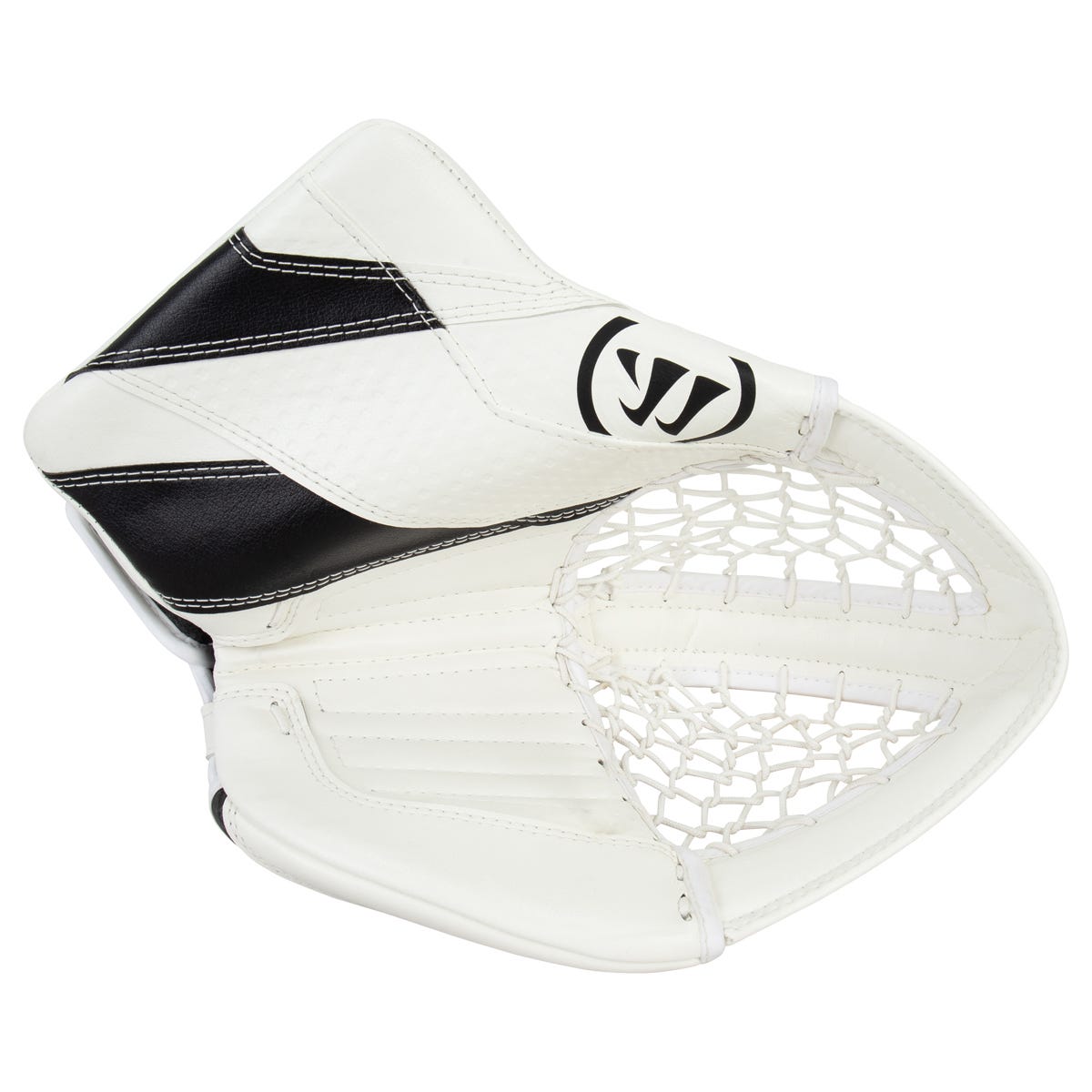 Warrior Ritual G7 Pro Intermediate Goalie Glove in White/Black