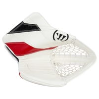 Warrior Ritual G7 Pro Intermediate Goalie Glove in White/Black/Red