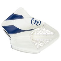 Warrior Ritual G7 Pro Intermediate Goalie Glove in White/Blue