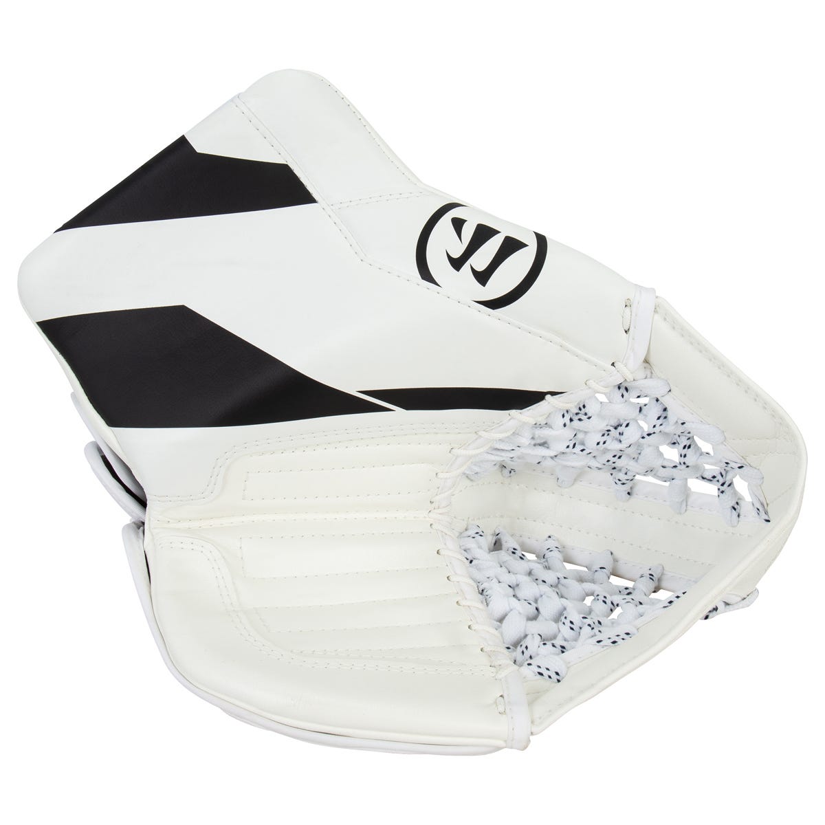 Warrior Ritual G7 Junior Goalie Glove in White/Black