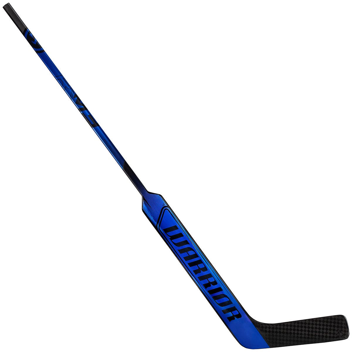 Warrior Ritual M3 Pro Junior Goalie Stick in Black/Royal Size 22in