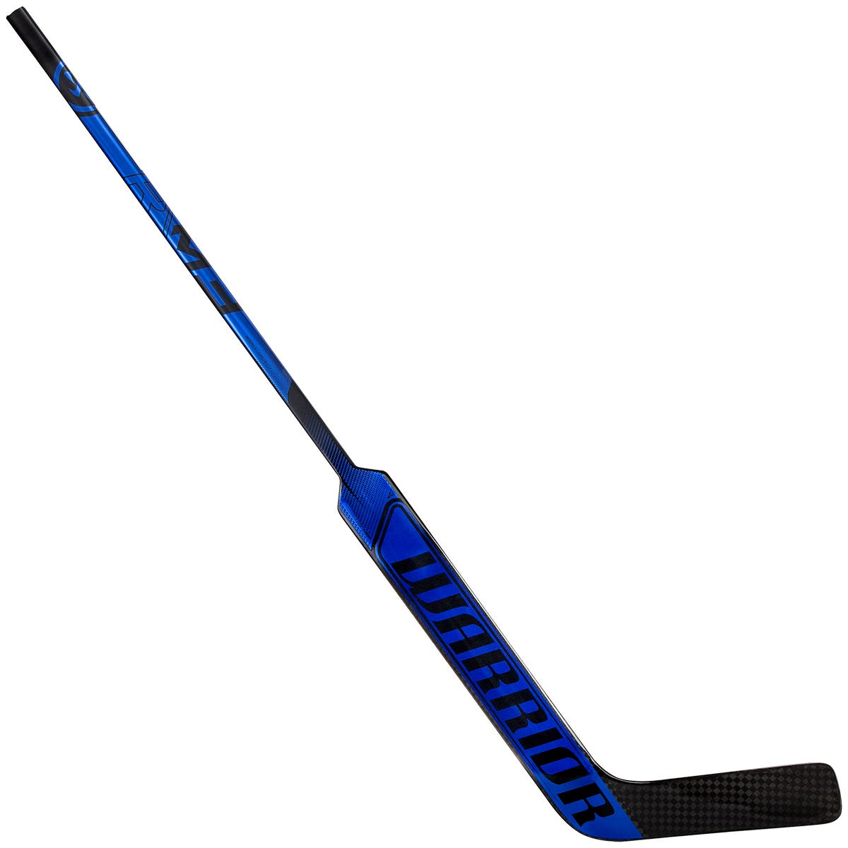 Warrior Ritual M3 Pro Intermediate Goalie Stick in Black/Royal Size 23in