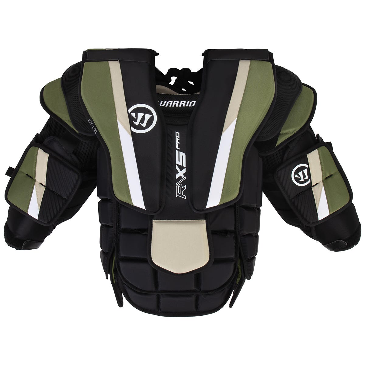 Warrior Ritual X5 Pro Intermediate Goalie Chest & Arm Protector in Black Size Large/X-Large