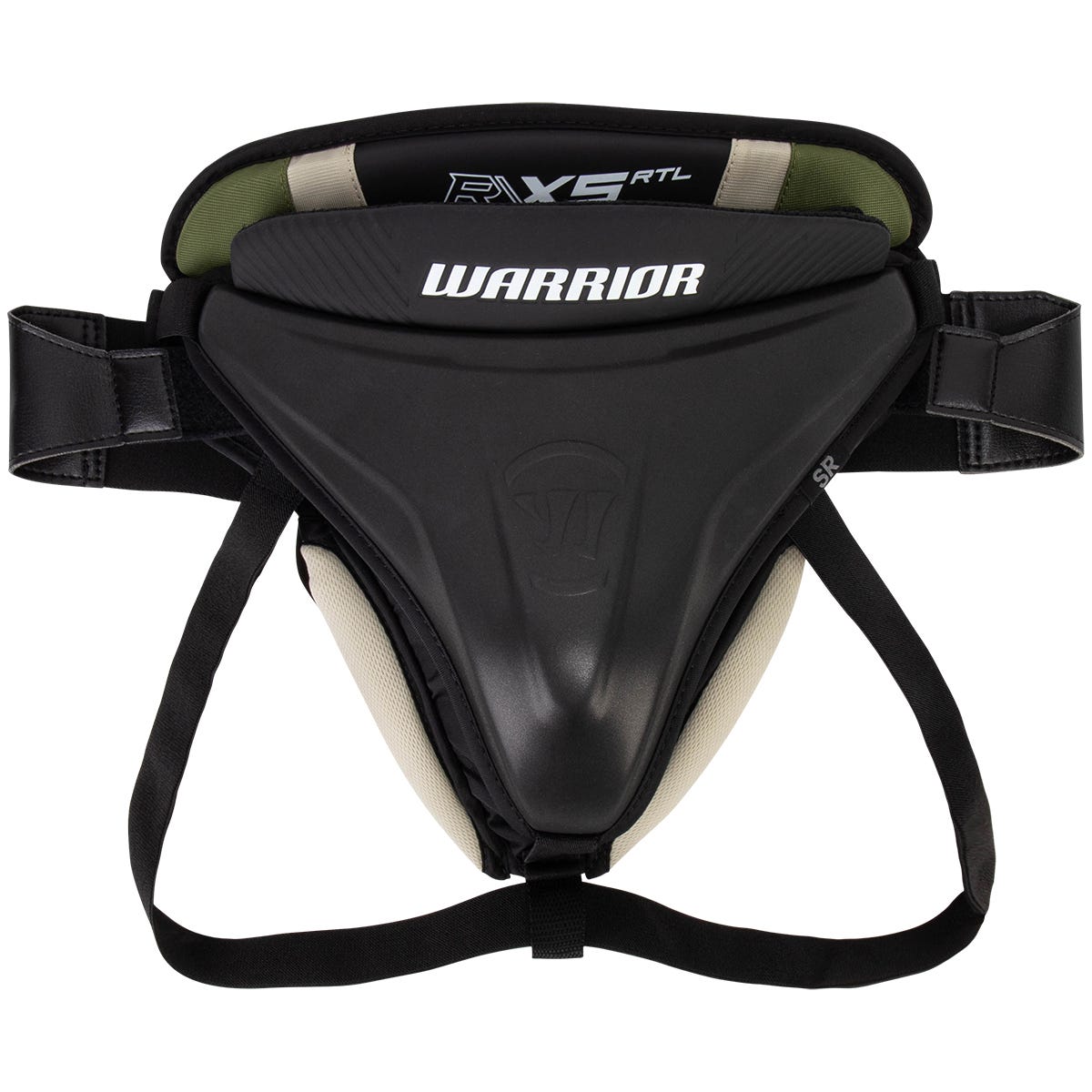 Warrior Ritual X5 RTL Goalie Jock in Black Size Senior
