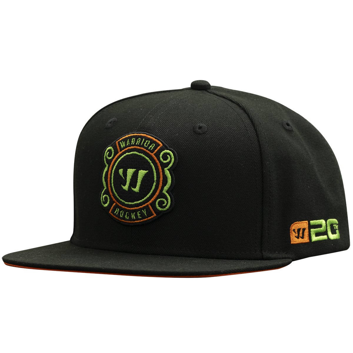 Warrior 20th Anniversary Snapback in Black/Green