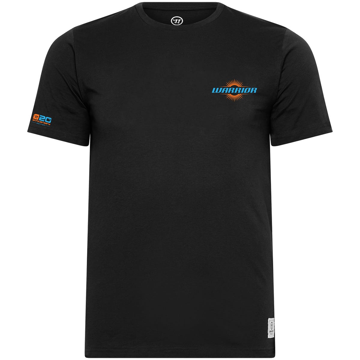 Warrior 20th Anniversary Adult T-Shirt | 100% cotton in Black/Blue Size XXX-Large