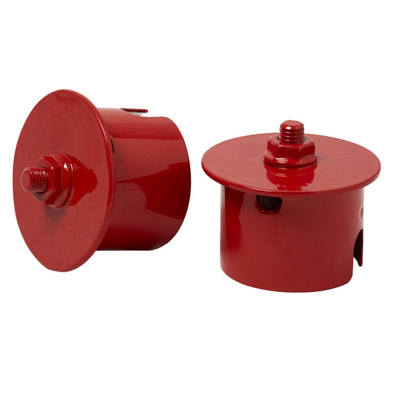 "Winnwell Steel Ice Peg in Red Size 1.5in"