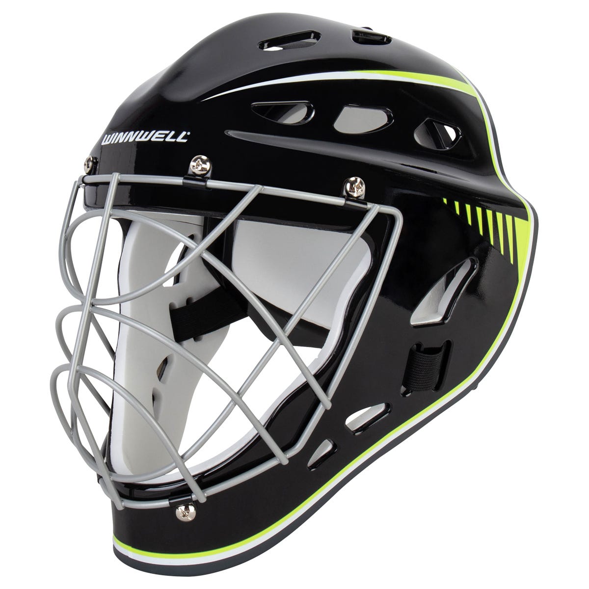 Winnwell 2025 Senior Street Hockey Goalie Mask in Black
