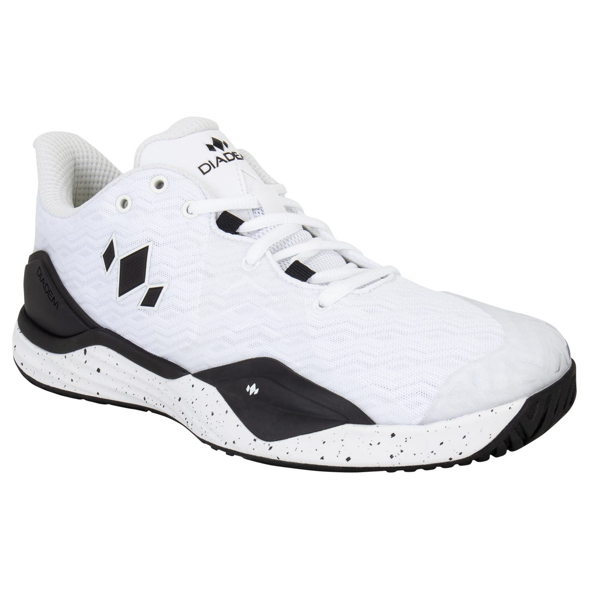 Diadem Court Burst Pickleball Shoes - White/Black Size 10.0