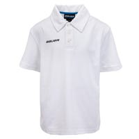 Bauer Core Training Youth Short Sleeve Polo Shirt - '13 Model in White Size X-Large
