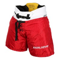 "Bauer Intermediate Goalie Pant Shell in Red Size Large"