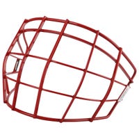 "Bauer NME Certified Straight Bar Senior Replacement Cage in Red"