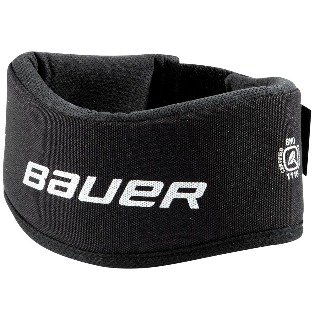 "Bauer NLP7 Premium Collar | 100% nylon in Black Size Youth"