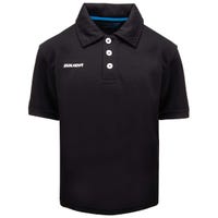 Bauer Core Training Youth Short Sleeve Polo Shirt in Black Size X-Small
