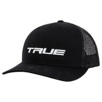 True Snapback Trucker Cap in Black