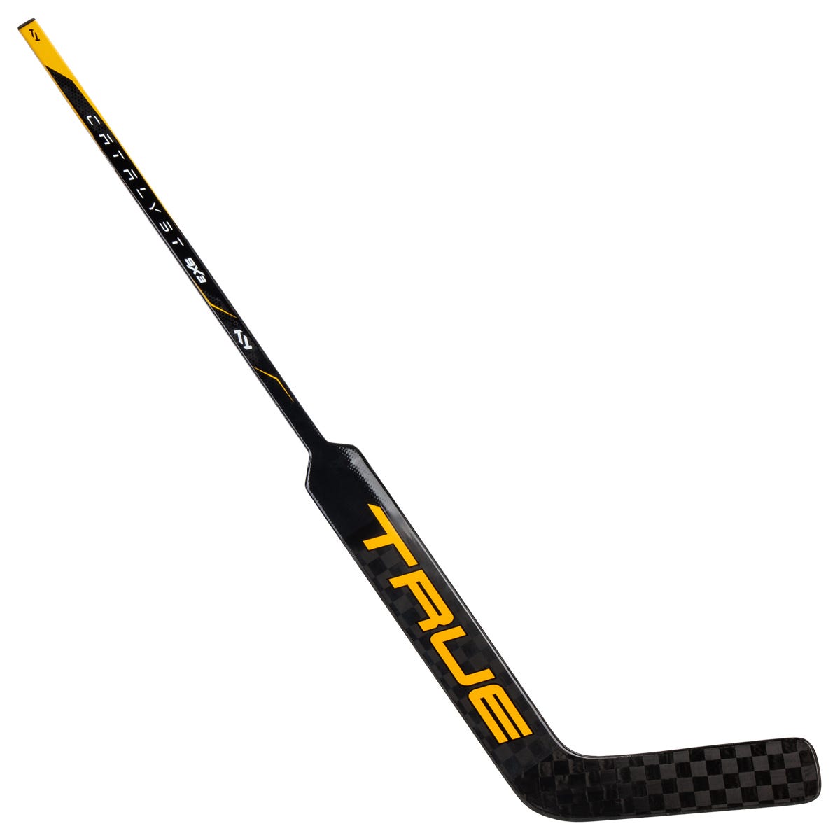 True Catalyst 9X3 Junior Goalie Stick in Yellow Size 21in