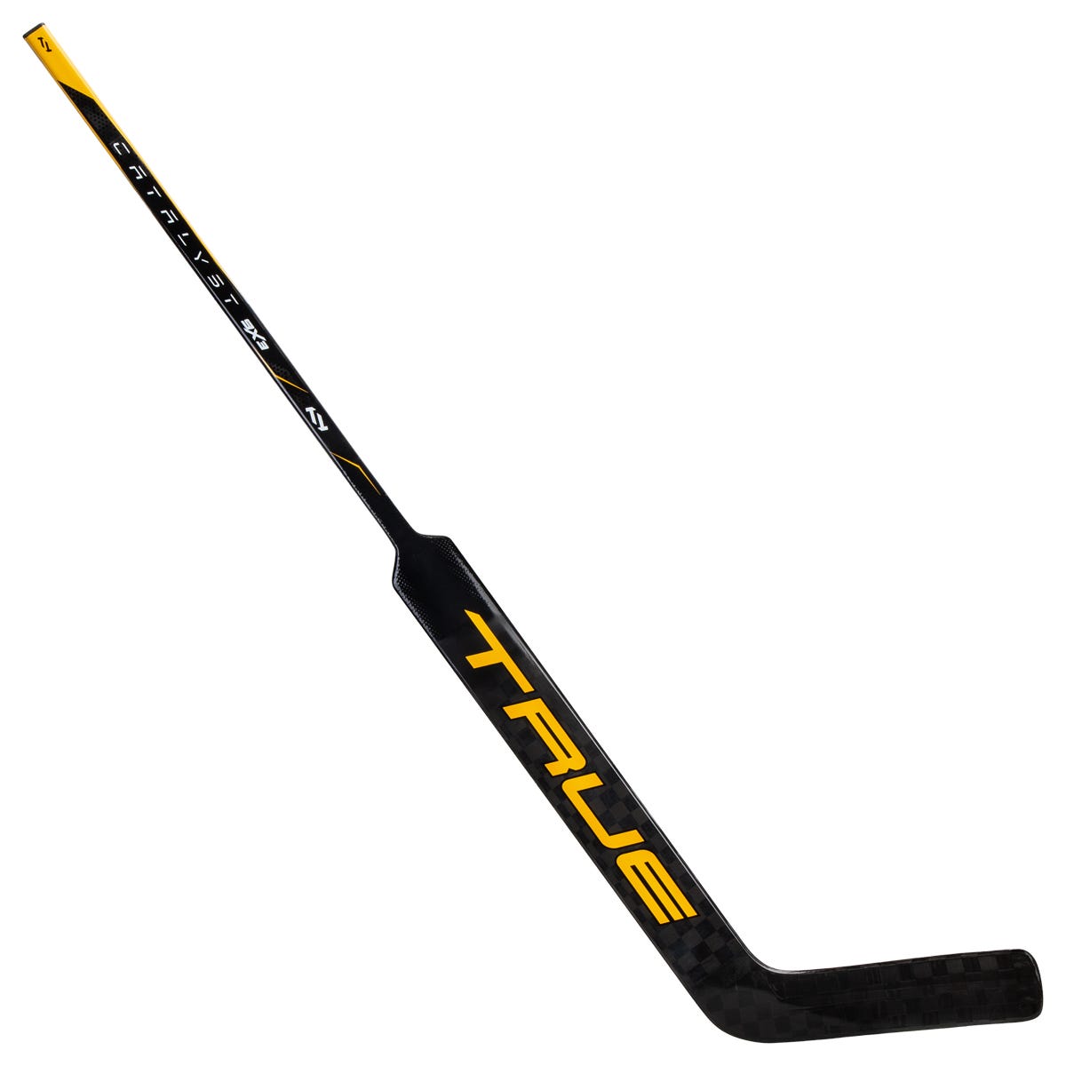 True Catalyst 9X3 Senior Goalie Stick in Yellow Size 26in