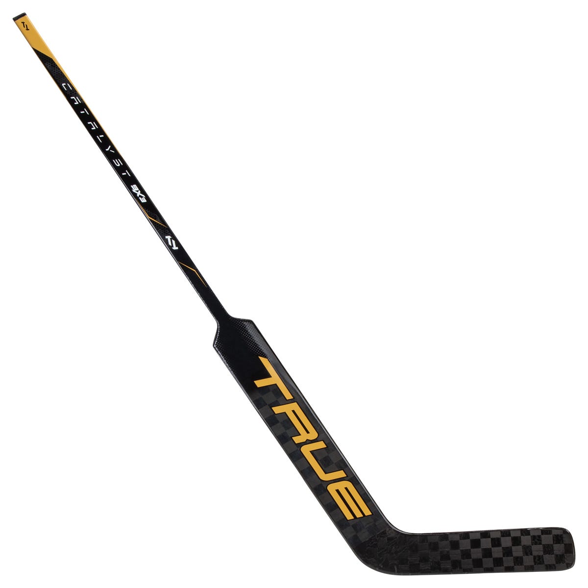 True Catalyst 9X3 Junior Goalie Stick in Gold Size 21in