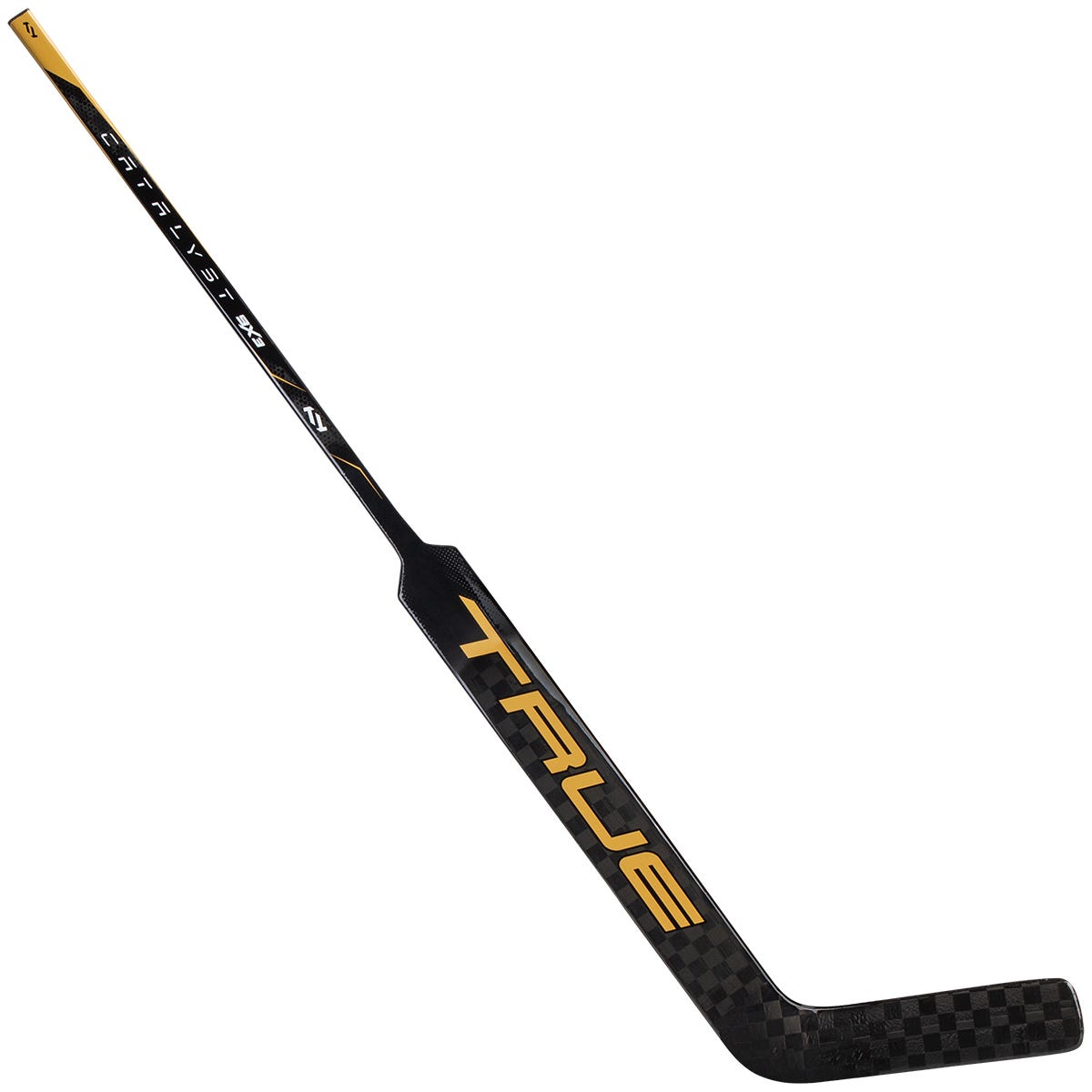 True Catalyst 9X3 Senior Goalie Stick in Gold Size 25in