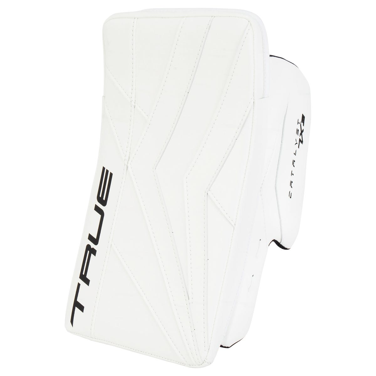 True Catalyst 7X3 Senior Goalie Blocker in White