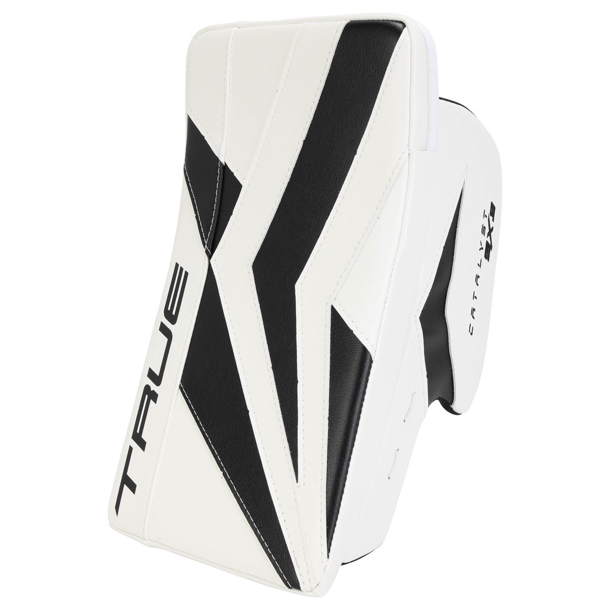 True Catalyst 9X3 Senior Goalie Blocker in White/Black