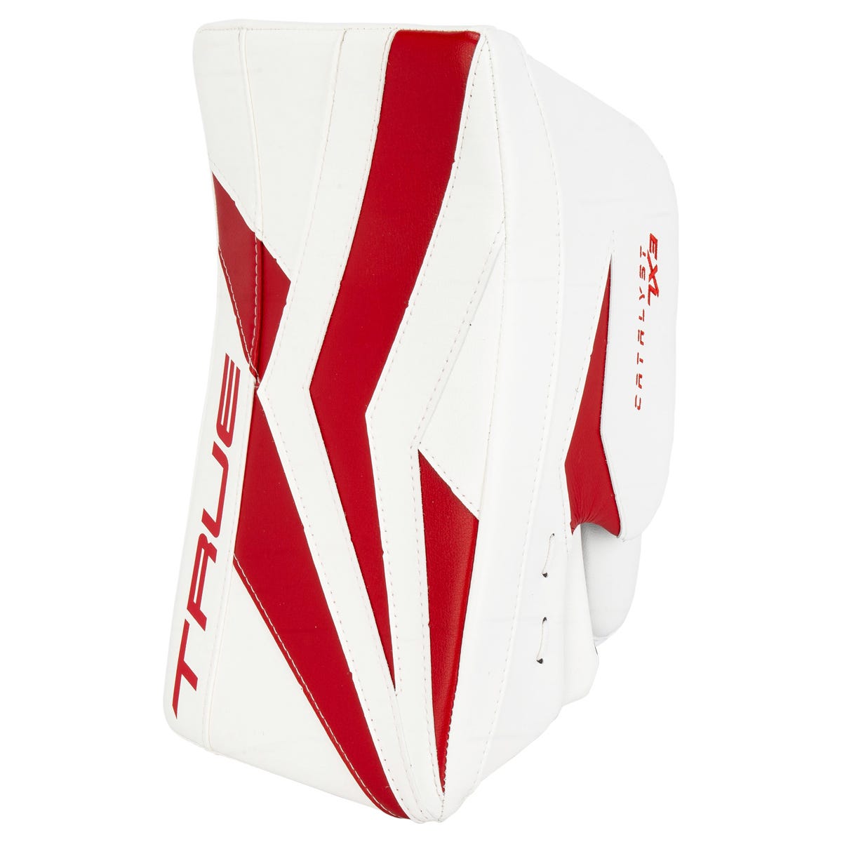 True Catalyst 7X3 Intermediate Goalie Blocker in White/Red