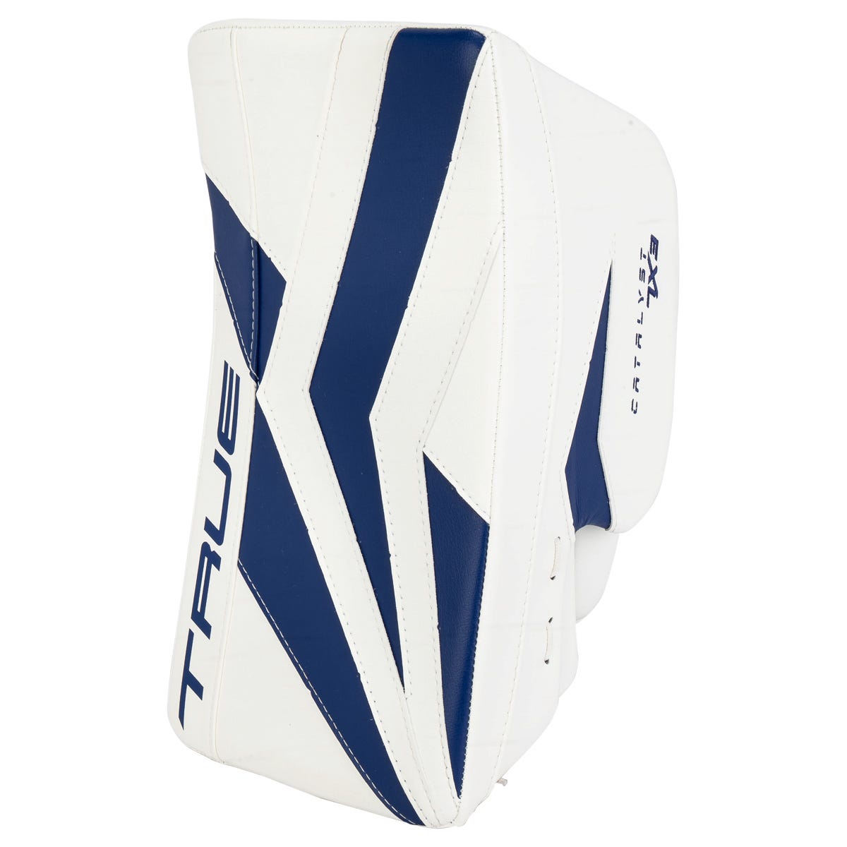True Catalyst 7X3 Intermediate Goalie Blocker in White/Blue