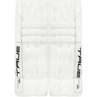 True Catalyst 7X3 Intermediate Goalie Leg Pads in White Size 31+2in
