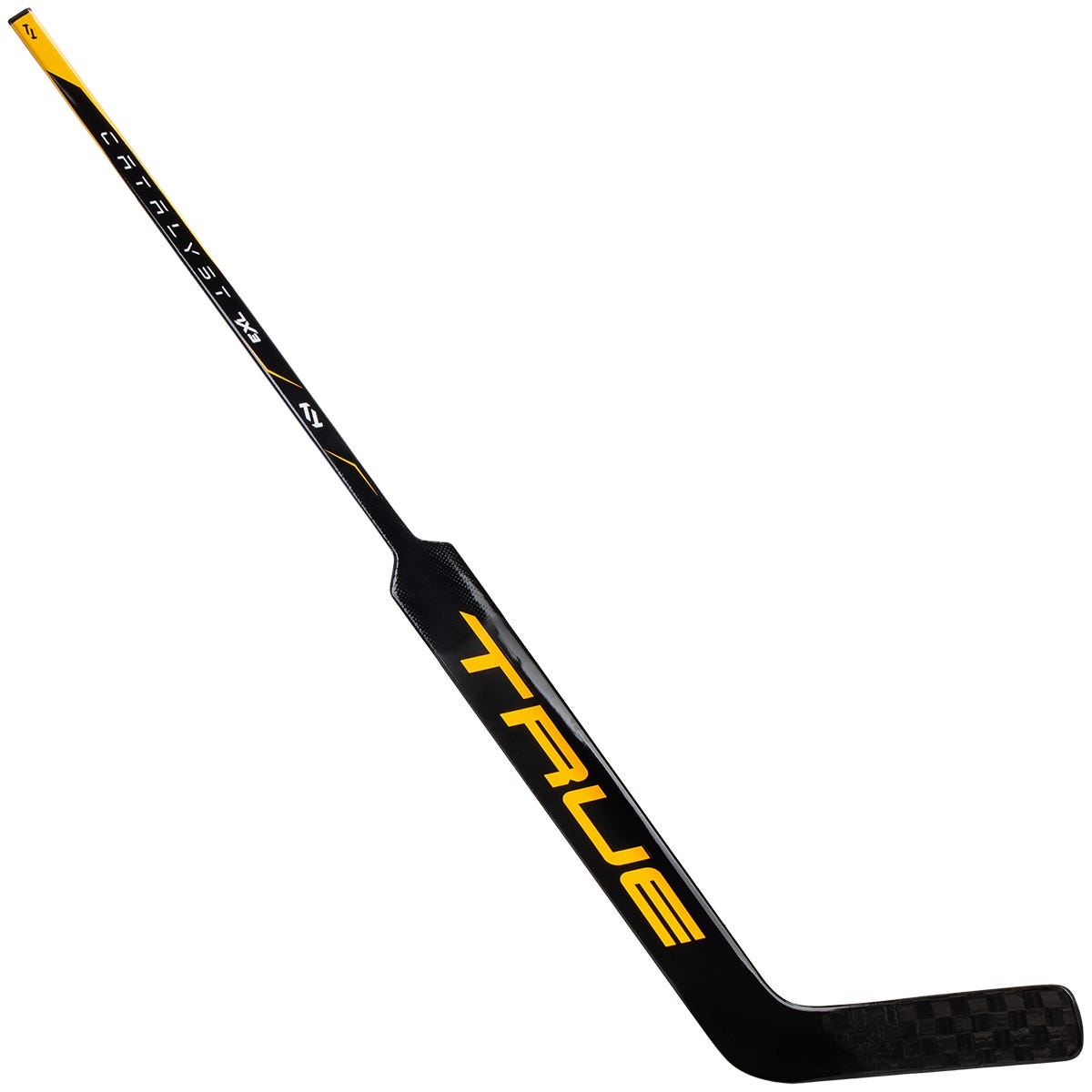 True Catalyst 7X3 Senior Goalie Stick in Yellow Size 26in