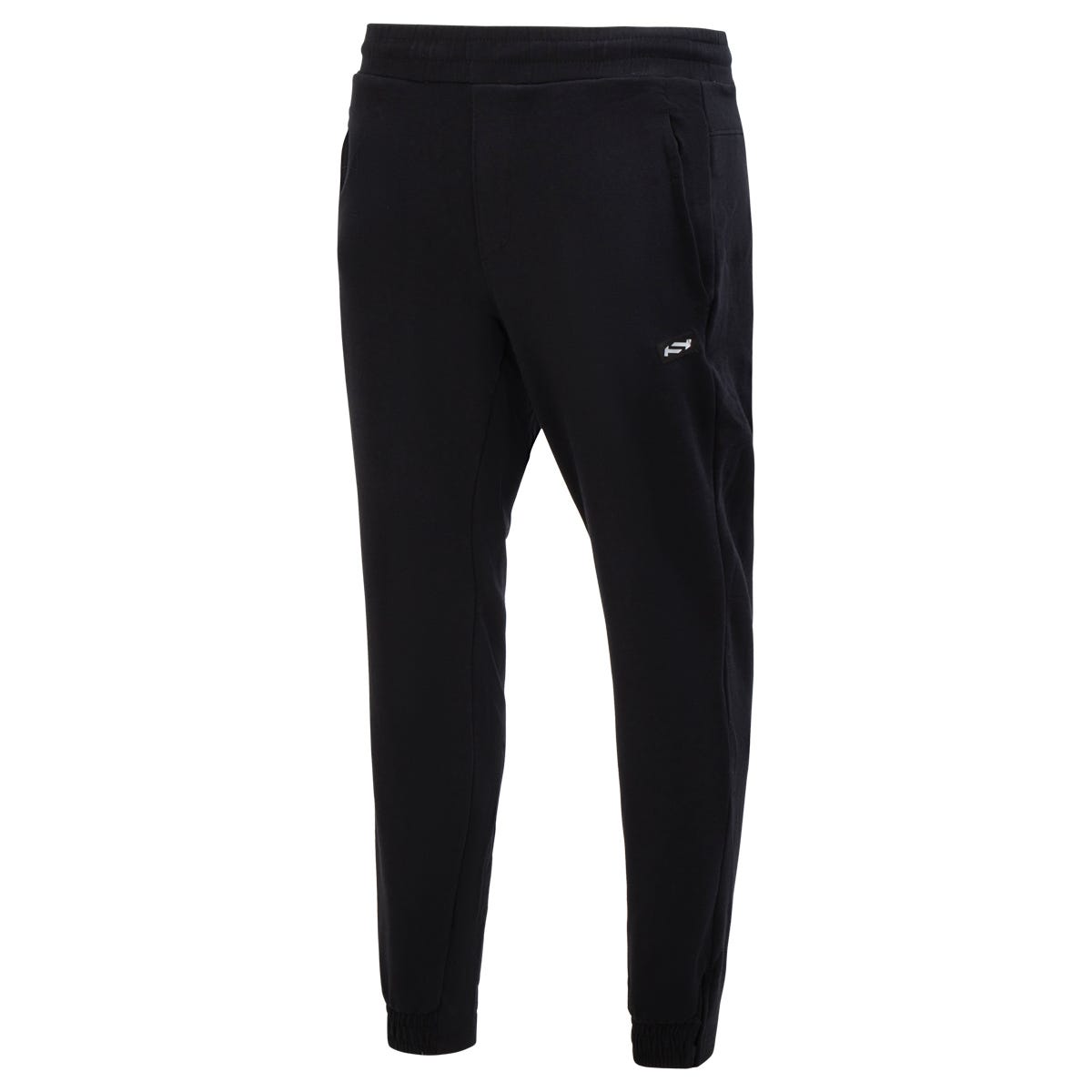 True Terry Fleece Senior Jogger Pant | 100% Polyester in Black Size X-Large