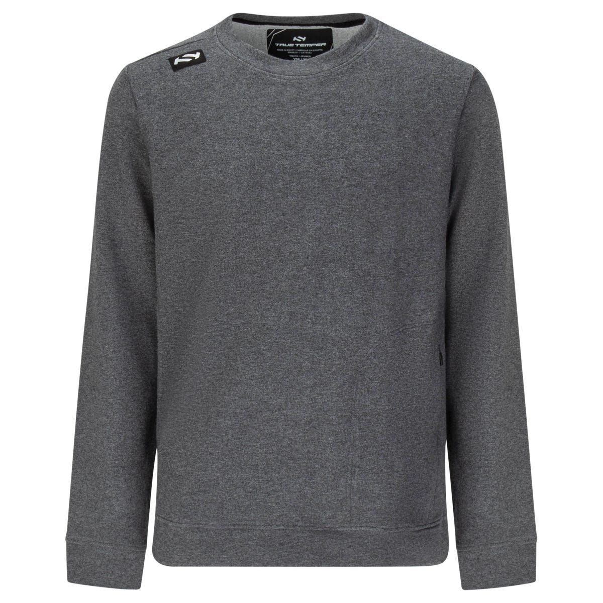 True Youth Terry Crew in Charcoal Size Small