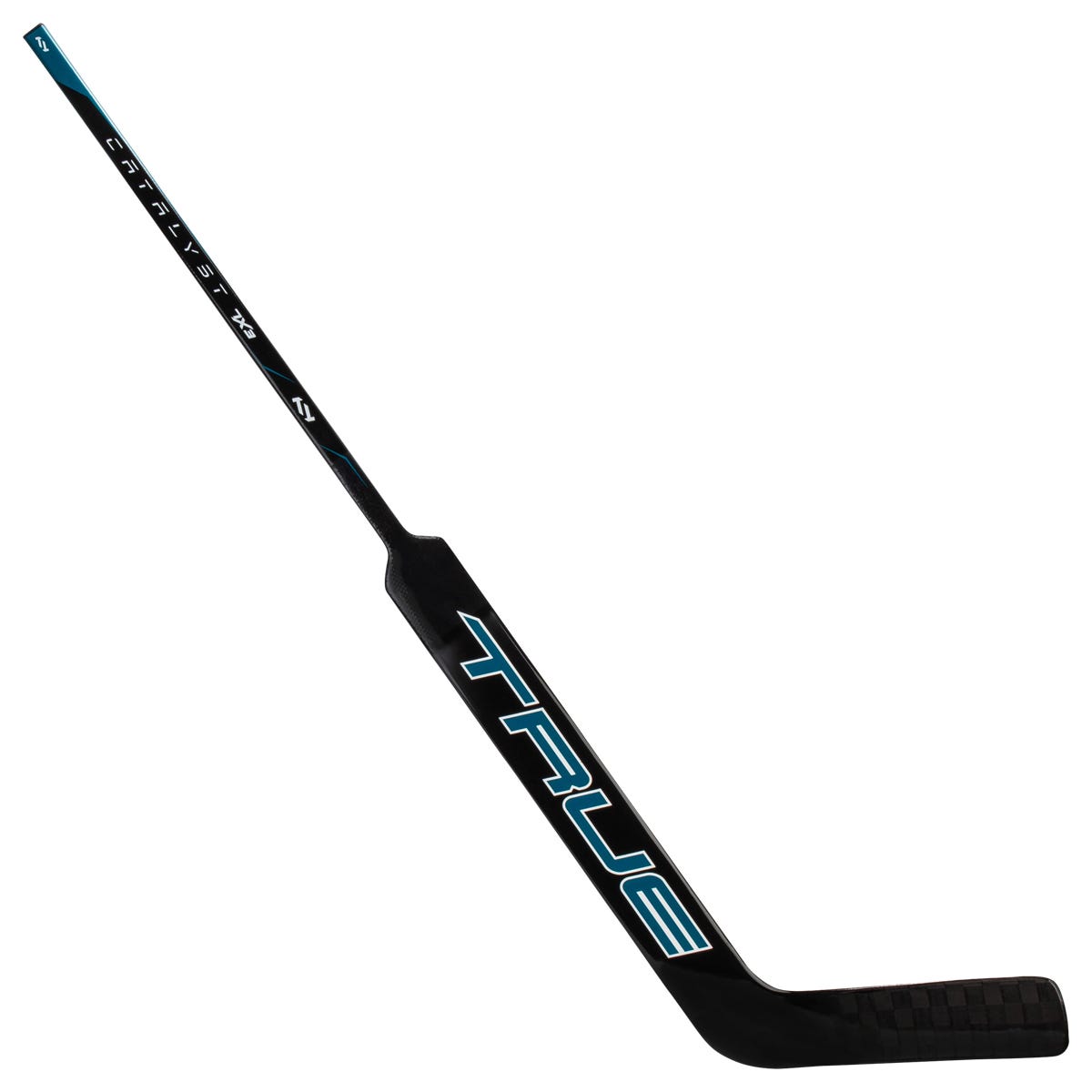 True Catalyst 7X3 Senior Goalie Stick in Teal Size 26in