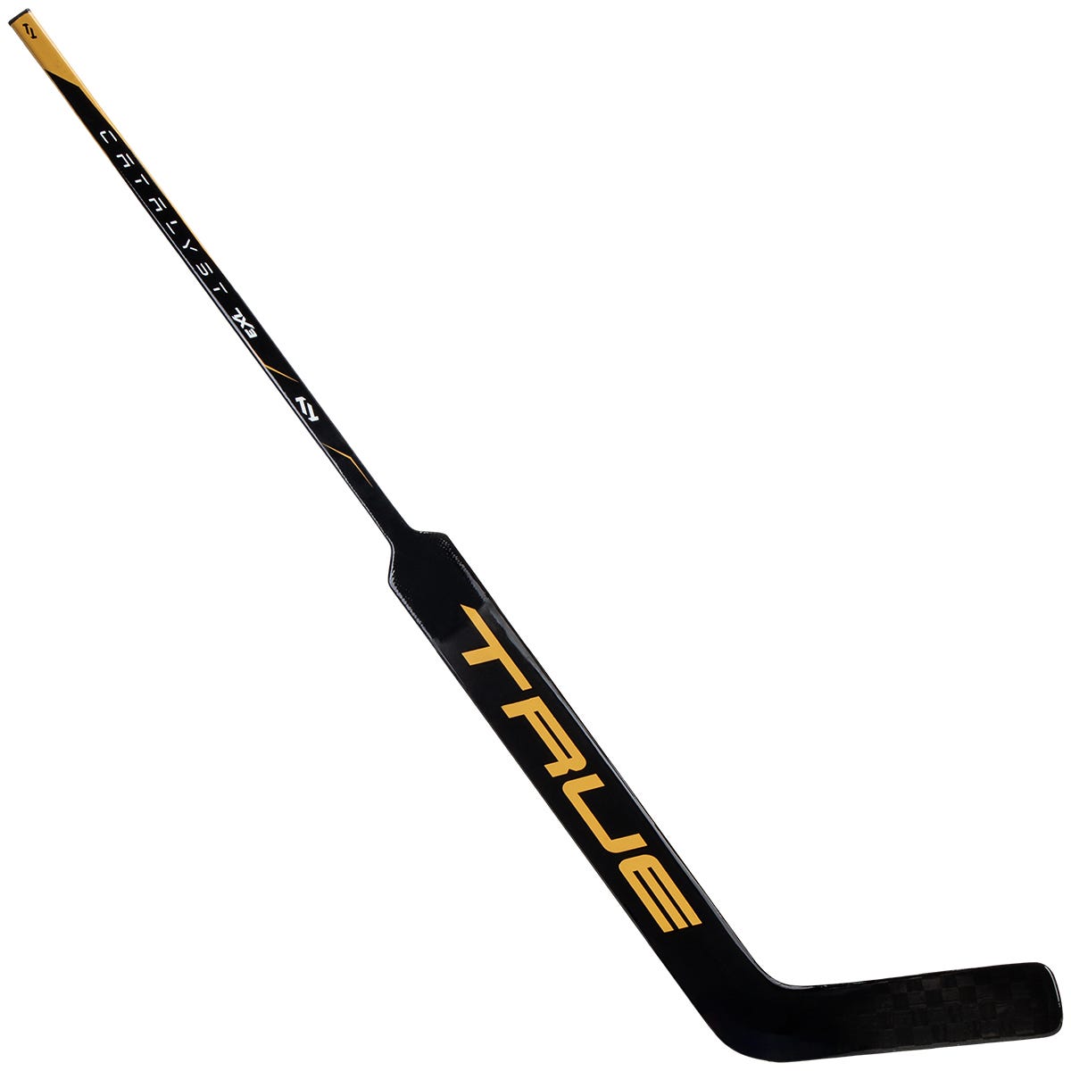 True Catalyst 7X3 Senior Goalie Stick in Gold Size 25in